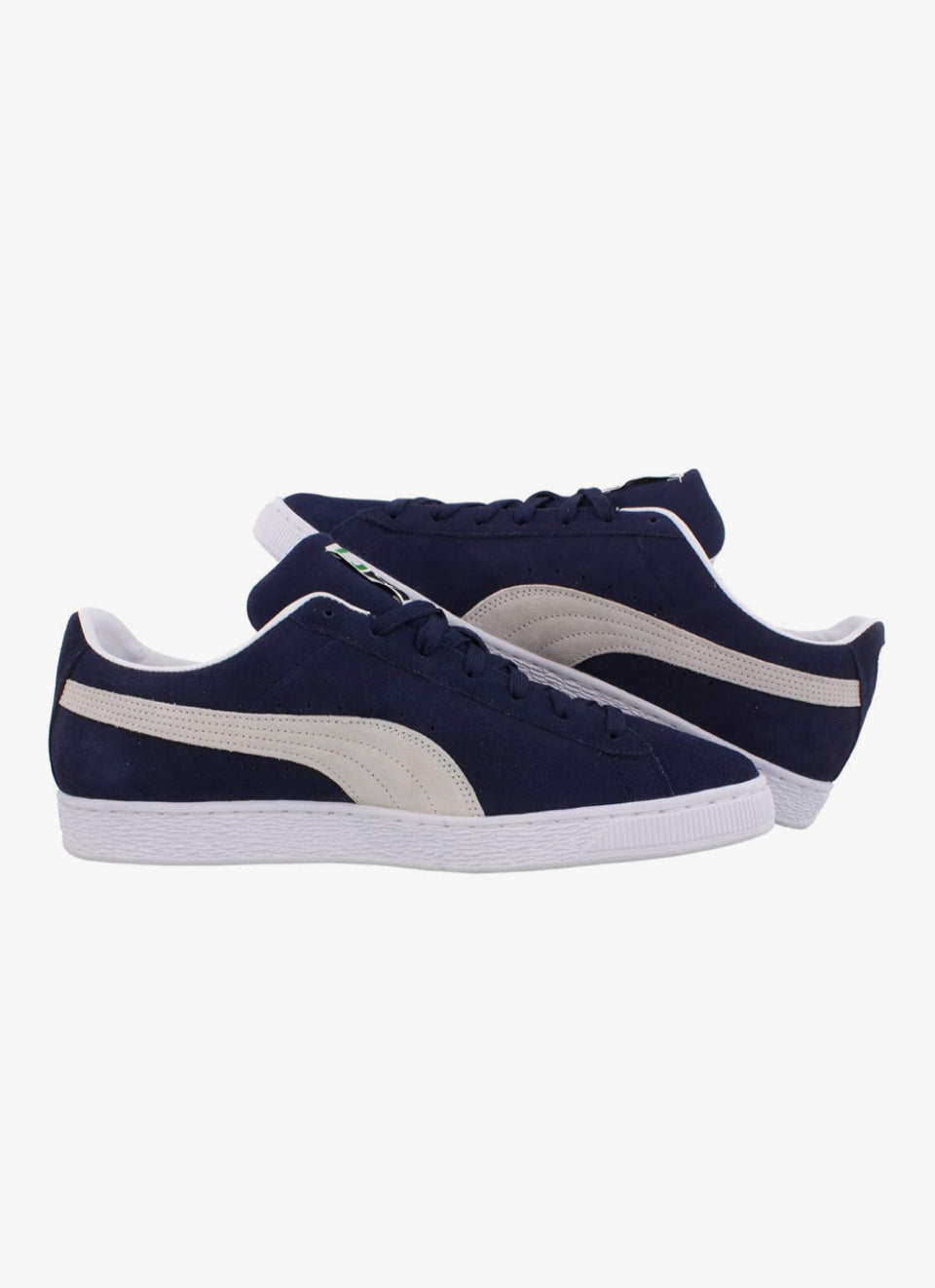Blue puma suede classics