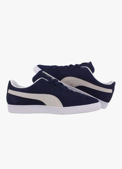 Blue puma suede classics